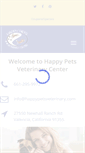 Mobile Screenshot of happypetsveterinary.com